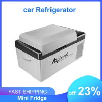 20L Car Refrigerator Alpicool Mini Fridge 12/24V 220V Compressor Cooler Portable Freezer Traveling Camping Ice Box Vehicle Home