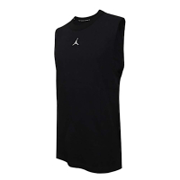NIKE 男運動背心-DRI-FIT 吸濕排汗 上衣 休閒 慢跑 FN5857-010 黑白