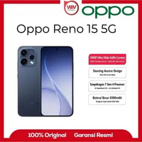 Hp Oppo Reno 15 5G Ram 12GB Internal 256GB Resmi Garansi Blue