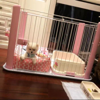 Alice Dog Cage Small and Medium Sized Dog Teddy Cage Pet Fence Indoor Fighting Teddy Bear Fence Play Pen
