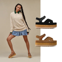 【UGG】女鞋/涼鞋/真皮涼鞋/厚底鞋/Aubrey Ankle Strap(多款任選)