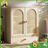JIAJIA Kabinet Dapur Kitchen Cabinet 20/40CM Bamboo Almari Dapur Rak Dapur Bertutup Cup Cabinet Muda
