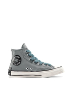 รองเท้าผ้าใบผู้ชาย Chuck 70 Sketch Hi Grey สี Sharkskin/True Nature/Egret