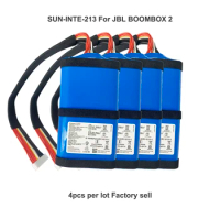 SUN-INTE-213 For JBL Boombox 2 Original 10000mAh 7.26V Bluetooth Replacement Speaker Battery Accu Bateria 4Pcs Per Lot