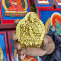 【代造佛像】中號白度母擦擦佛母佛像 西藏傳統手工泥塑菩薩造像