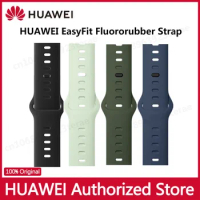 Original Huawei EasyFit Fluorine Sports Rubber Watch Band for WATCH GT Series Smart Wearable Watch Strap 22mm