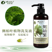 Mokeru 500ml arborvitae leaf shampoo herb shampoo refreshing oil control nourish shampoo itching arborvitae herb shampoo