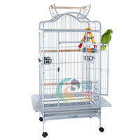 生產供應 便攜式寵物籠 寵物展示籠 鳥籠 鐵絲鳥籠 鸚鵡籠(8324)