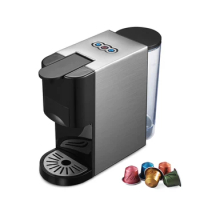 H3A Coffee Machine 4in1 Multiple Capsule Espresso Dolce Milk&amp;Nespresso&amp;ESE Pod&amp;Powder Coffee Maker Stainless Metal Outook