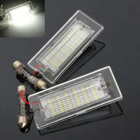 for BMW X5 E53 1999-2006 X3 E83 2003-2010 2pcs LED License Number Plate Light Car Accessories