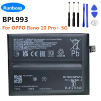 Original Battery For Oppo Reno 10 Pro+ 5G, Reno10 Pro+ Plus 5G,CPH2521, PHU110 New High Quality 4700mAh BLP993 Mobile Phone