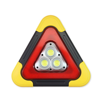 【超取免運】LED五段式戶外投光警示燈 適用 照明燈 手電筒功能 車用警示燈