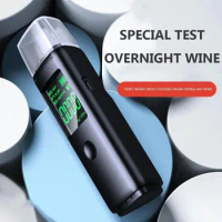 Digital Portable Breath Alcohol Tester High Accuracy Electronic Alcohol Tester with Mouthpieces for Personal &amp; Professional Use