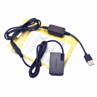 USB Charger Power Bank Cable+LP-E17 DR-E18 Fake Battery for Canon EOS RP 750D Kiss X8i R10 760D T6S 77D 800D 850D 250D Rebel SL2