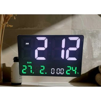Jam Dinding Digital & Jam Meja LED Dengan Layar Besar & Jam Digital LED Besar Tampilan JH-2619 LED P