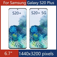 Amoled For Samsung Galaxy S20 Plus LCD Display 6.7" Samsung S20+ G985F/DS G986B Display LCD Touch Screen for samsung s20 Plus 5G