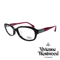 【Vivienne Westwood】幾何立體土星造型光學眼鏡(黑/紅紫 VW317_03)