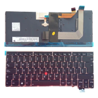 SP Backlit Keyboard For Lenovo Thinkpad 13 Gen 1/ Gen 2, T460S (20F9 20FA) T470S Silver Frame