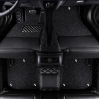 Custom Car Floor Mats for Subaru XV 2018-2022 Interior Details Car Accessories Double-deck Removable