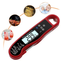Waterproof Foldable Food Thermometer Digital Kitchen Thermometer For Meat Cooking Food Probe BBQ Electronic Oven Kitchen Tools