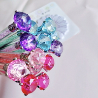 【水晶鑽石筆】彩色鑽石筆 中性筆 可愛 造型筆 趣味 韓風可愛創意 婚禮小物 交換禮物