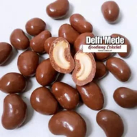 Coklat Delfi Kiloan 1Kg Dragees Almond Cashew Halal Snack Lebaran Grosir Cashew 1Kg