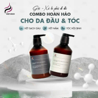 Hensio Combo Gội Xả 100ml Làm Sạch Gàu Công Thức Nấm Men HENSIO Xuất Xứ từ Nhật Bản Sản Phẩm Top Đầu
