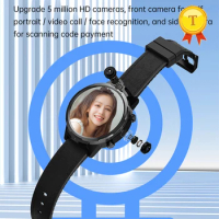 2021 best selling 1.6 Inch Display Dual Camera Smart Watch Men Face ID 4G LTE internet wifi gps Smartwatch 4GB 64GB big memory