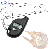 Mini Keychain Style Tyre Air Pressure Digital LCD Display 2-150 PSI Car Tire Gauge Tester Meter For Cars Auto Motorcycle Tool