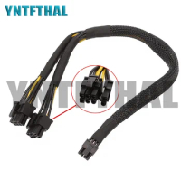 NEW 8PIN To 6+8Pin TR5TP R740 GPU Power Cable Riser To GPU 0TR5TP