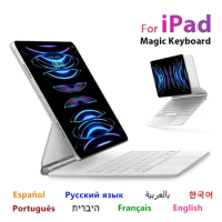 Magic Keyboard Case For Apple iPad Pro 11 12.9 12 9 2022 2021 2020 2018 Air 4 5 10.9 10th Generation Bluetooth Cover Accessories