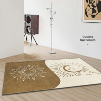 北歐風 仿羊絨 地毯 簡約 抽象 客廳 茶幾 沙發 地毯 家用 臥室 加厚 床邊毯