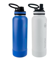 ThermoFlask 不鏽鋼保冷瓶 1.2公升 X 2件組 藍 + 灰