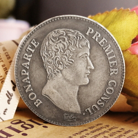 法國拿破侖5法郎銀幣 歐洲硬幣外國錢幣仿古銀元世界人物硬幣鑒賞