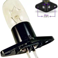 Universal Microwave Oven Light Bulb Lamp Globe 20 watts - Straight Terminals T170 for GE Panasonic Daewoo PANASONIC Samsung LG a