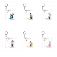 8CM Anime Identity Ⅴ Figures Alva Lorenz Acrylic Keychains Luca Balsa Aesop Carl Character Model Cute Bag Accessories Fans Gifts
