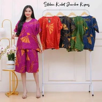 AISY BATIK/SETELAN KULOT JUMBO SASA/SET CELANA PENDEK JUMBO KEKINIAN YANG LAGI VIRAL