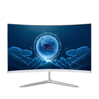 24 inch LED Computer PC Monitor Curved Screen 1080P Display Curved Gaming Monitor