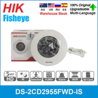 Hikvision FishEye 5MP IP Camera DS-2CD2955FWD-IS Security POE Night Vision Fixed Dome 180° Panorama Surveillance CCTV Cameras