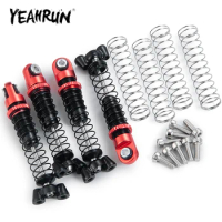 YEAHRUN 4Pcs Metal Alloy Shock Absorber Damper for Kyosho Jimny 1/18 MINI-Z 4x4 32521 Runner Hilux 1/24 RC Car Upgrade Parts
