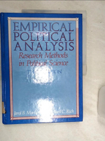 【書寶二手書T1／政治_SJS】Empirical political analysis : research methods in political science_Jarol B. Manhei