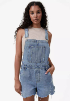 Cotton On Utility Denim Short Overall Playsuit