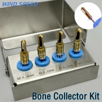 Implant Bone Collector Drills Kit Dental Self-grinding Bone Meal Drill Surgical Clinical Instrument Stainless Steel Tools