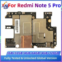 Mainboard MB For Xiaomi Redmi Note 5 Pro Motherboard 128GB Original Logic Board with Snapdragon 636 Processor