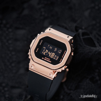 卡西歐銀泰專櫃G-SHOCK系列經典金屬小方塊GM-S5600PG-1PR kNOr QUCN