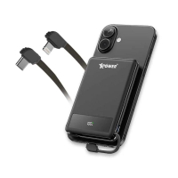 XPOWER MAGTHIN 10 MT10-BK 顯示器 10000mAh 20W IP/TYPE-C 內建行動電源 黑色 (V000) 