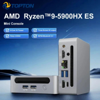 2024 Cheap AMD Mini PC Ryzen 9 5900HX ES Windows 11 Pro DDR4 3200MHz NVMe SSD Mini PC Gamer Office Computer 3x4K HTPC WiFi6