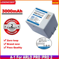 LOSONCOER 0 Cycle 100% New 3000mAh A-1 Battery For ARLO PRO /PRO 2 Security Camera VMA4400 VMS4230P NETGEAR Batteries