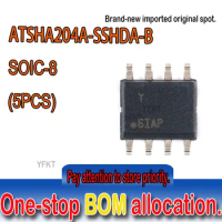 New original spot patch ATSHA204A SOIC SSHDA - B - 8 ATSHA204A-SSHDA-B SOIC-8 logic validation chip IC CRYPTO 4.5KB I2C（5pcs)