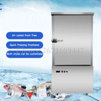 5 6 Trays Commercial Industrial Fan Cooling Cold Room Blast Chiller Freezer Container for Restaurant